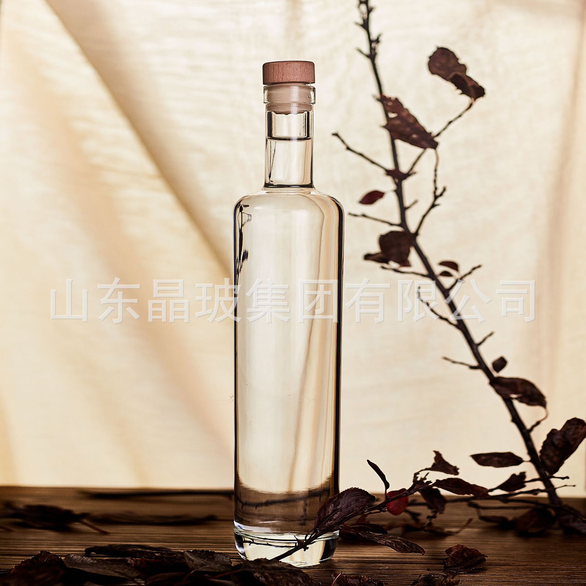 700m伏l特加厚底郎姆酒瓶威士忌酒瓶500ml晶质料玻璃瓶洋酒瓶