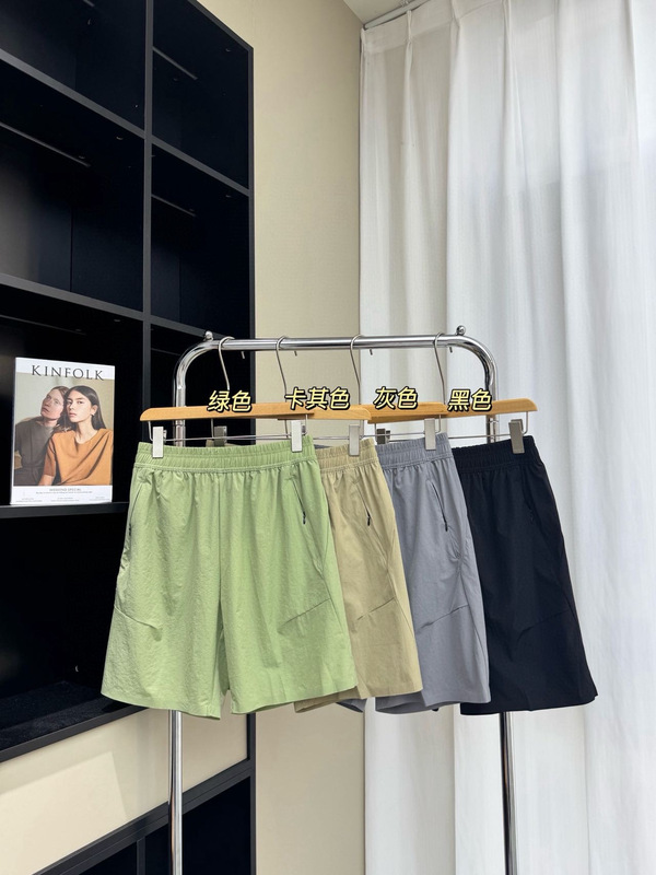 【250710002】Factory Direct Supply Men's Summer Cool Technology Quick-Drying Taped Five-Point Shorts Versatile