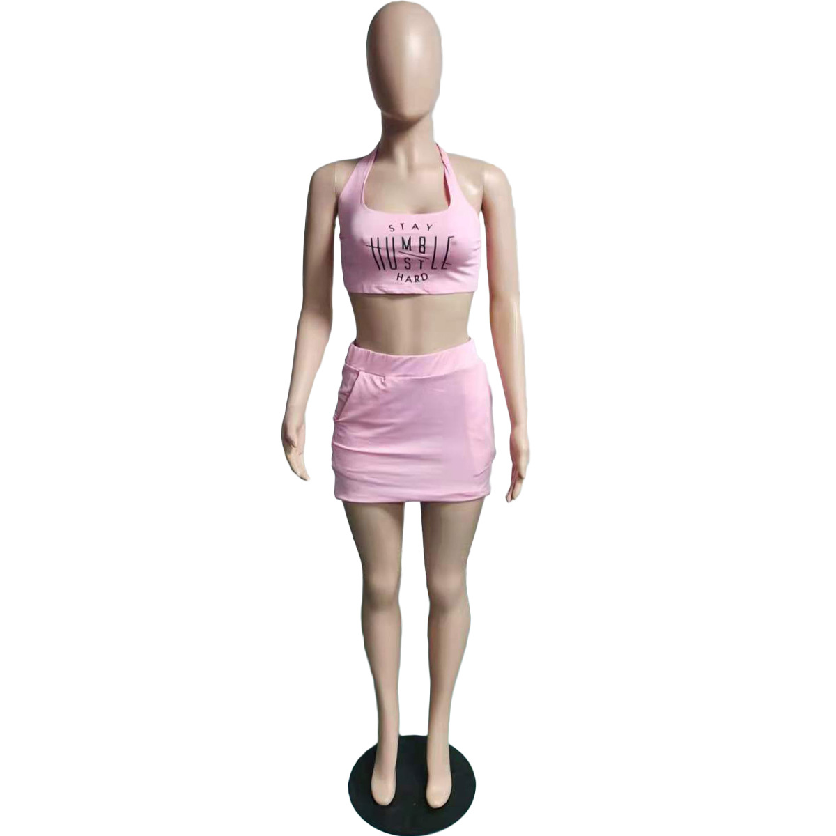 Vêtements pour femmes Station indépendante grande taille mode femme jupe costume décontracté deux pièces ensemble_voghion.com