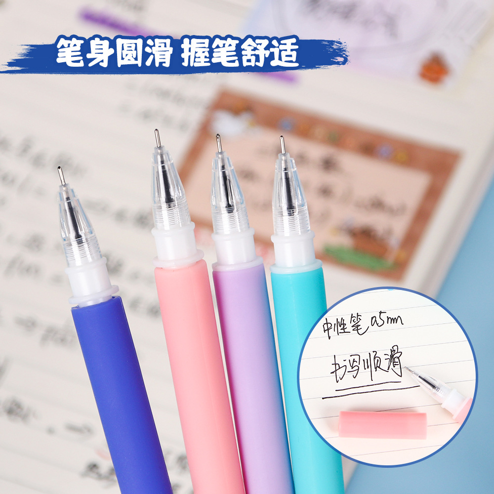 El nuevo astronauta sacude la pluma de gel de dibujos animados de goma suave de alto valor pluma de firma linda estudiante aprendizaje papelería