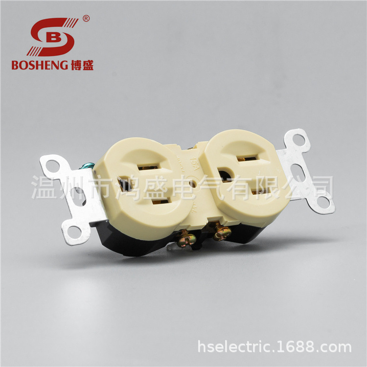 南美 U03插座  墙壁开关面板插座 家用暗装六孔插座安全二三插