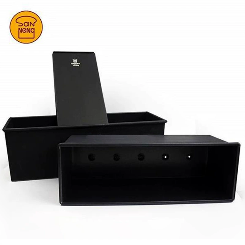三能 Low sugar toast box SN2196 2066 2065 Healthy black non -stick toast mold bread 450g grams
