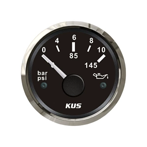 Kus Avtomobil Yağ Təzyiq Göstəricisi 5Bar 10Bar 52mm Gəmilər, Avtomobillər, RV-lər üçün