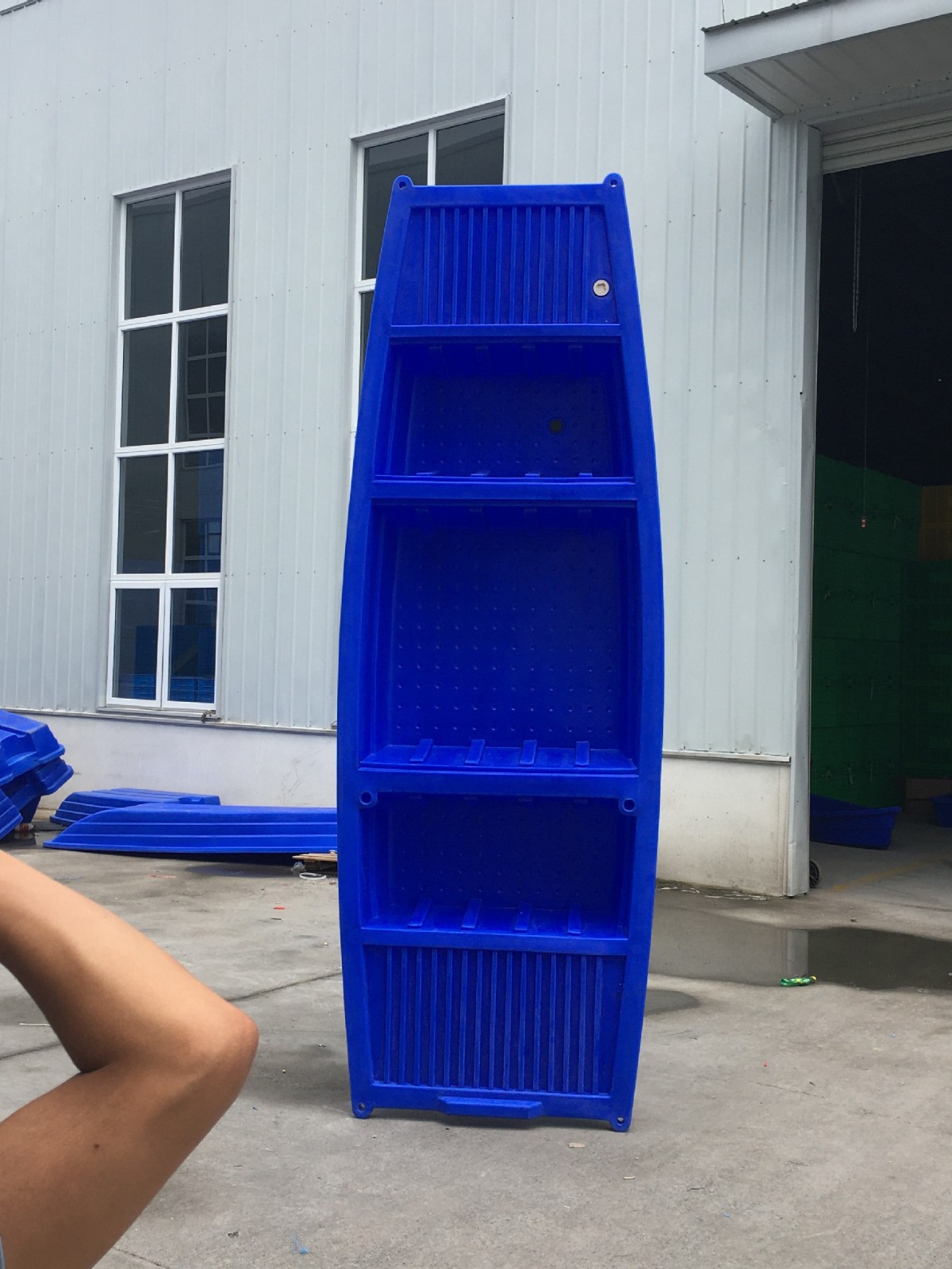 Botes de Plástico de Doble Capa Reforzados Promocionales para Pesca, Acuicultura, Limpieza y Pesca, Botes Inflables, Botes Pequeños de PE