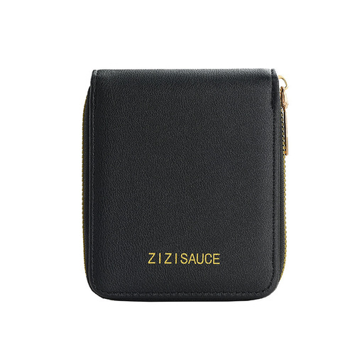 Card holder for women, large capacity, multi-card slot, anti-magnetic, small and portable, integrated wallet with document storage, zipper