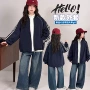 女孩秋季新款宽松冲锋衣