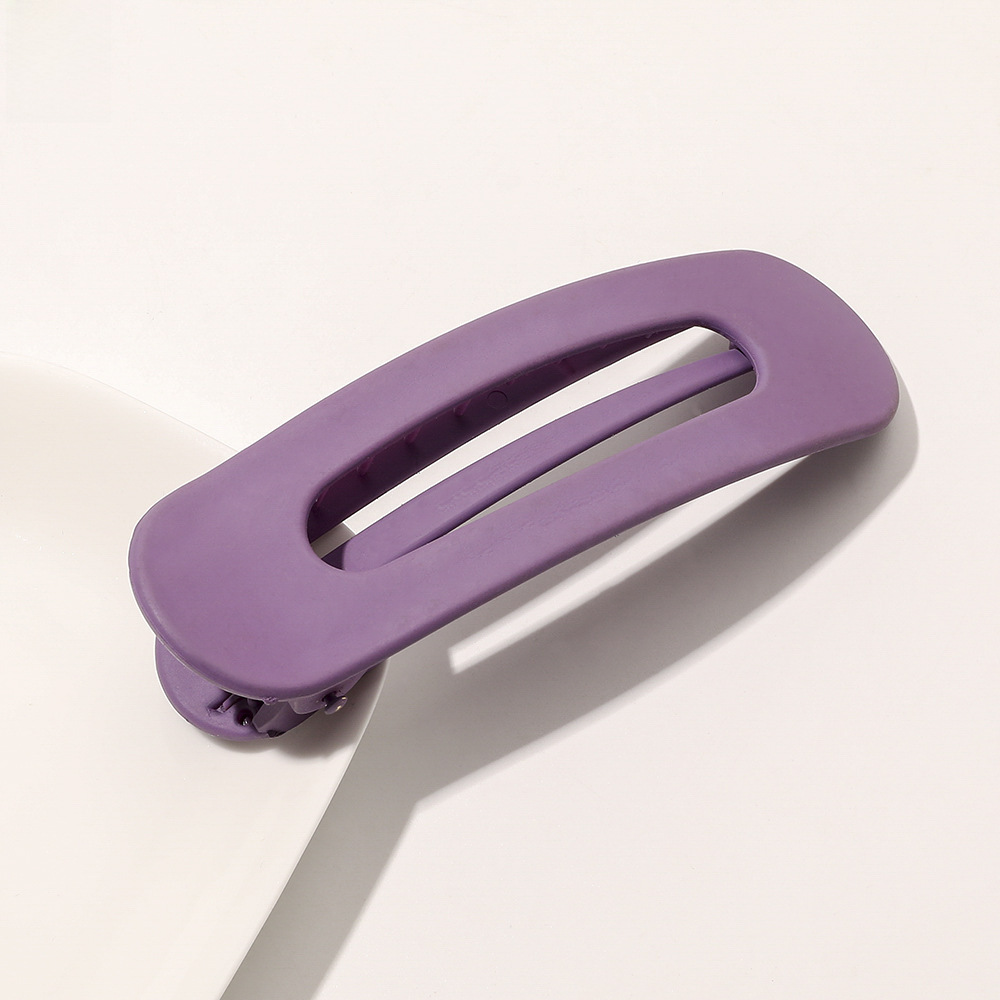 Qiyue matt värvi küljeklamber suur juuksenõel pesu näoklamber küljeklamber lihtne tukk juuksenõel pardilindiga peakate_voghion.com