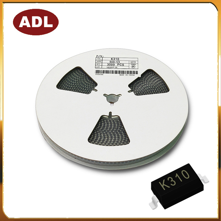 奥德利 SS310 贴片二极管 K310 3A100V 肖特基 SOD-123封装 现货