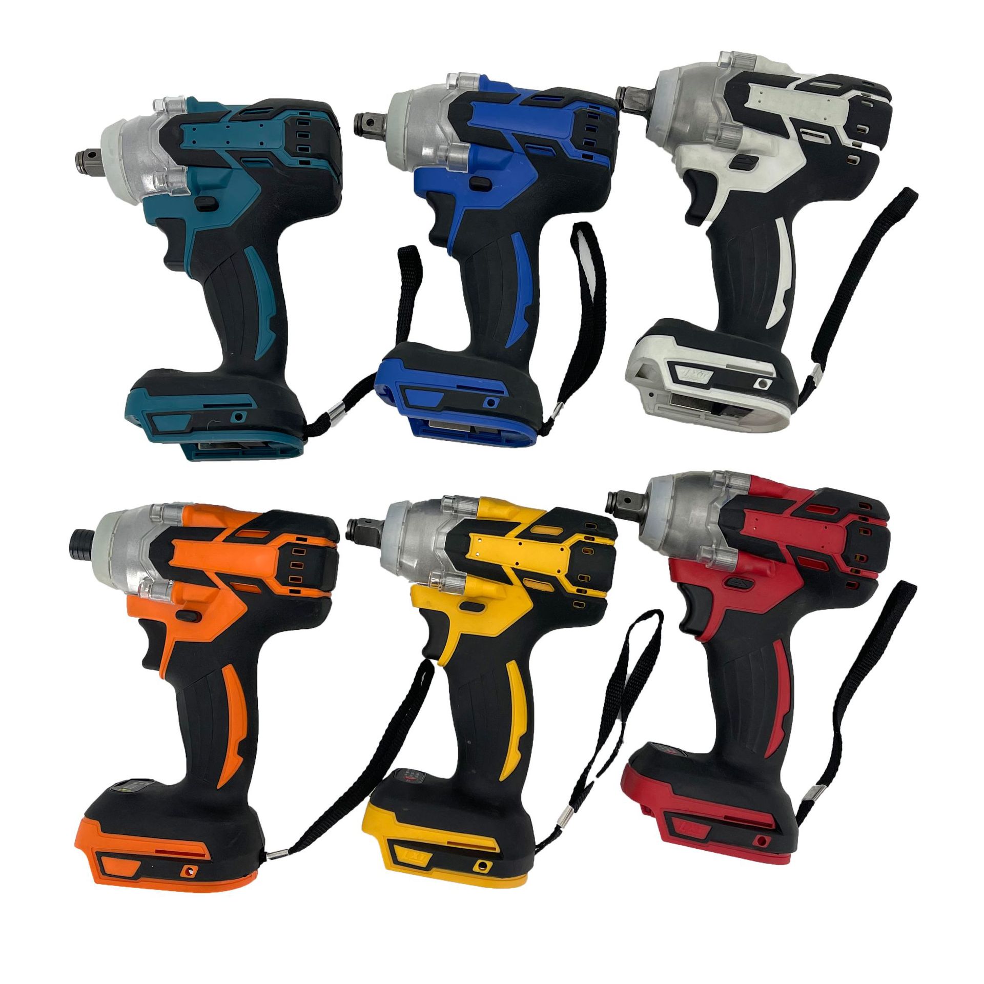 Llave recargable de litio sin escobillas llave eléctrica llave de impacto reparación de automóviles pistola de aire marco trabajador carpintería llave fábrica al por mayor