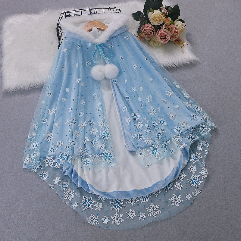 Популярный детский жилет для девочек, в стиле принцессы, ветрозащитный весенне-осенний плащ, накидка для девочек, в стиле «Холодное сердце», напрямую от производителя.