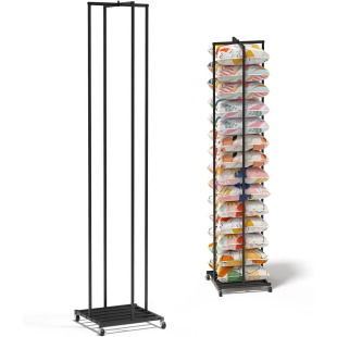 Yangsheng Craft Pillow Storage Rack Metal Pillow Storage Rack with Wheels Movable for School Home