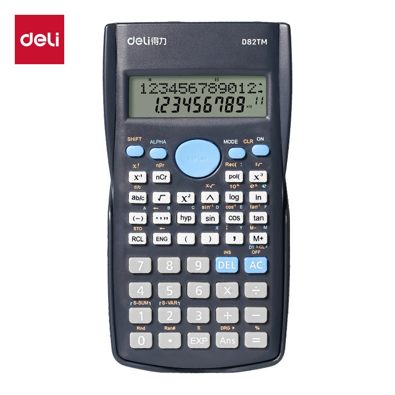 Научно-калькулятор Deli D82MS/D82TM для студентов, функциональный компьютер для экзаменов, D991CN