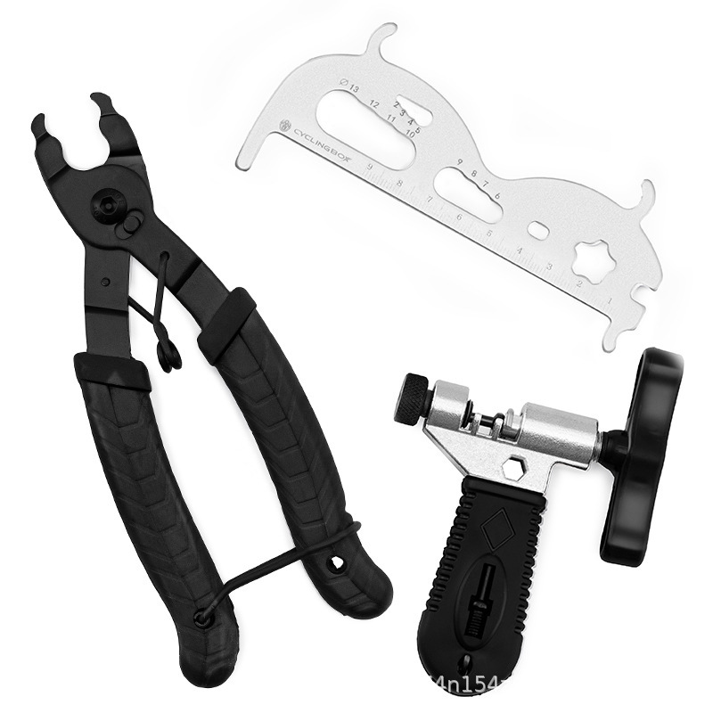 Herramienta de reparación de bicicletas eje central conjunto de combinación de llave volante conjunto de montaje y desmontaje herramienta de reparación de cadena giratoria Reparación de desmontaje de vuelo