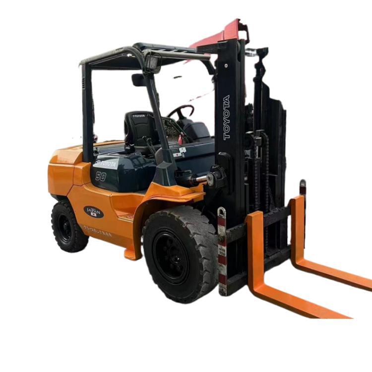 Exportación de comercio exterior Toyota Komatsu de segunda mano carretilla elevadora 3 toneladas 3.5 toneladas 5 toneladas tercero 4.5 metros