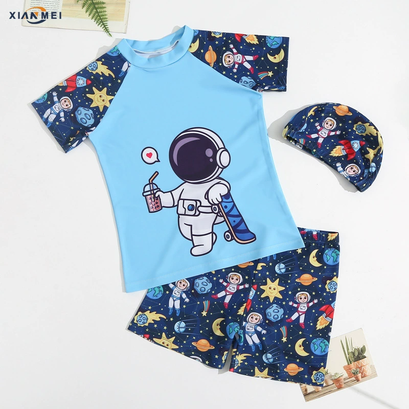 Children's split swimwear for boys, trousers, custom-made, for teenagers