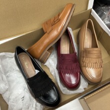 永恒与爱英伦风布洛克时尚女鞋