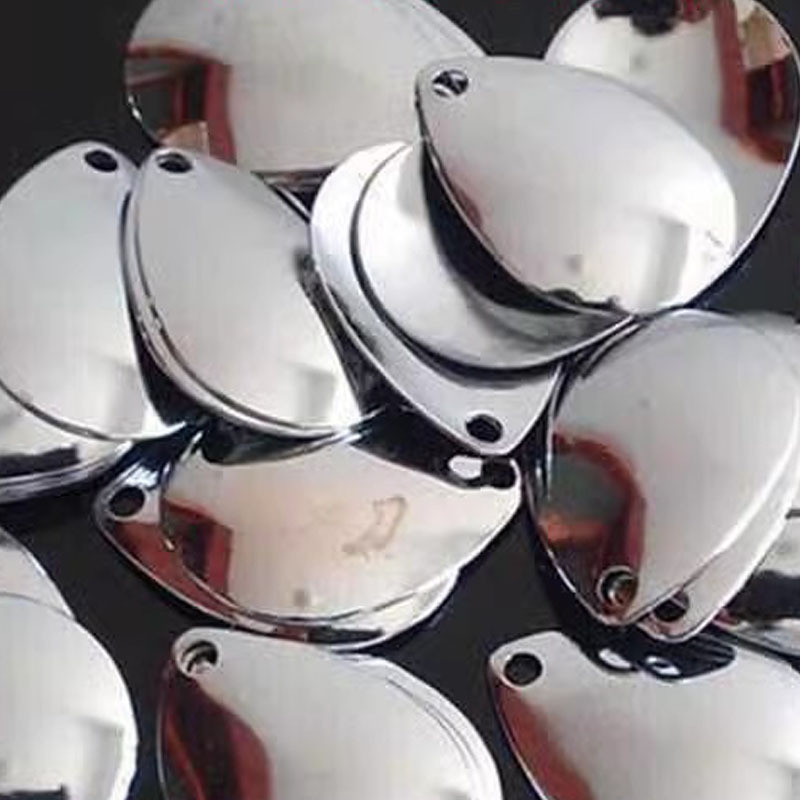 Ruido pieza de DIY de alto brillo engrosada rotación melón semillas lentejuelas Luya cebo modificado Mino ola a la parrilla VIb caballa señuelo rebanadas de pescado