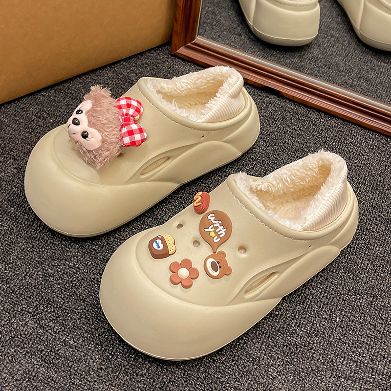 綿のスリッパの女性の冬の秋のタイプの綿のスリッパは汚れに耐えます。|undefined