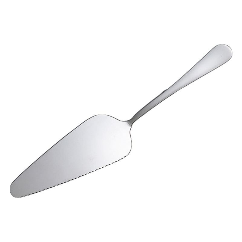 Factory stainless steel cake shovel kitchen cheese shovel thickened pizza shovel birthday cream baking triangle shovel knife wholesale