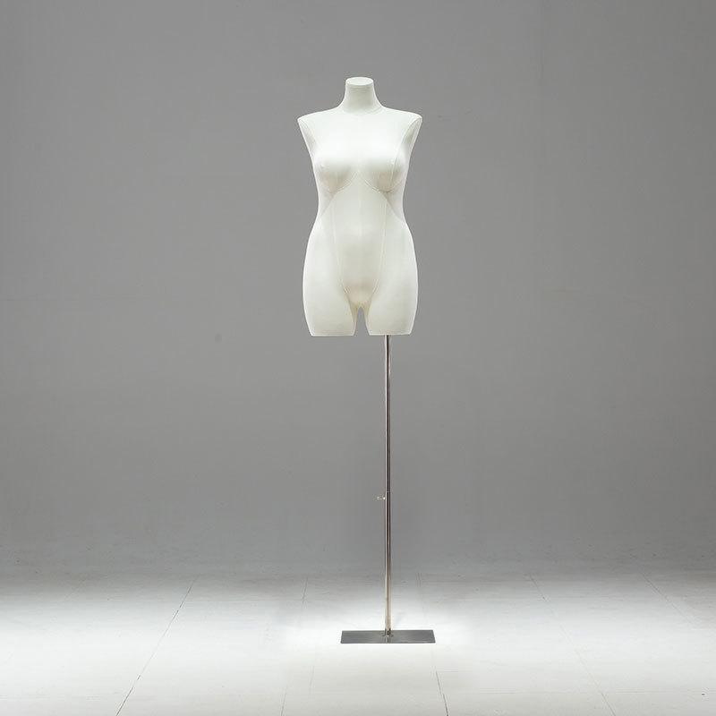 Maniquí Femenino de Talla Grande de Busto de Madera para Escaparate