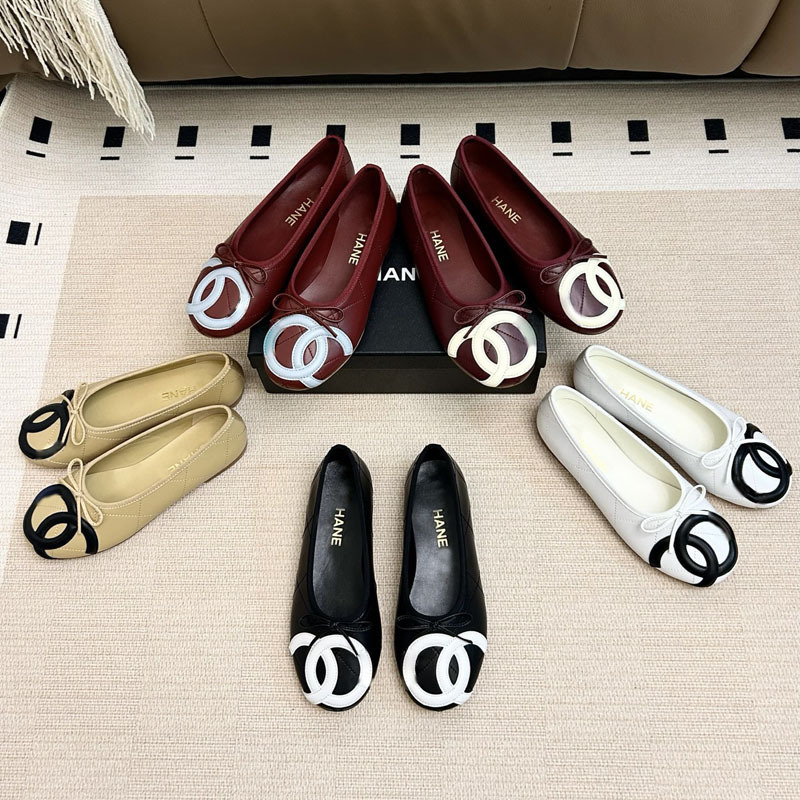 2025 Vintage Chanel-Style Kangpeng Bow Ballet Flats, Fashionable Versatile High Heels, Classic 2025 Vintage Chanel-Style Kangpeng Bow Ballet Flats, Fashionable Versatile High Heels, Classic