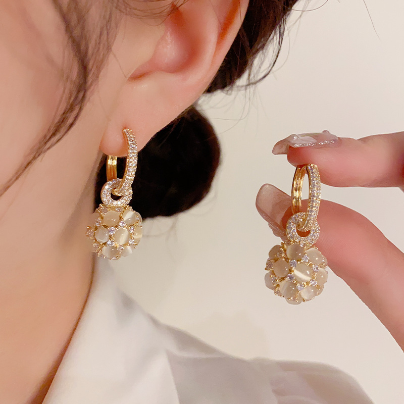 Fashionable elegant sophisticated trend earrings