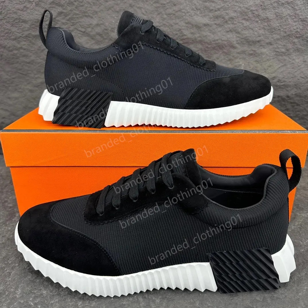 In-Stock H-Brand Men's Shoes, Fashionable Breathable Soft-Soled Mesh Sneakers, High-End Men's Shoes for All Seasons, Retro Versatile Casual
