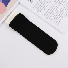 氧氣棉堆堆襪純棉彩色透氣卷邊女襪韓版日系潮流jk諸暨襪子中筒襪