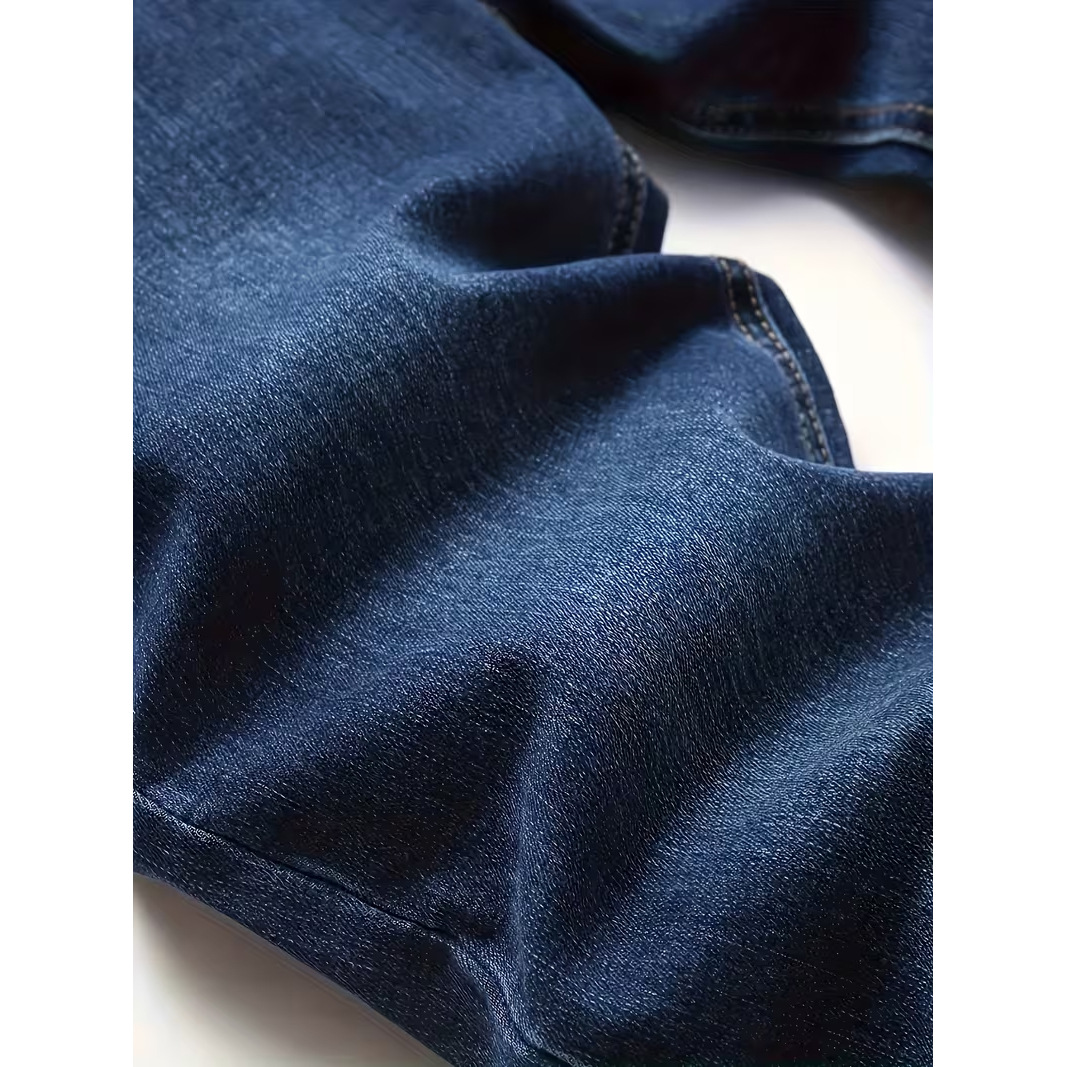 Jeans da uomo slim fit in denim elasticizzato | Jeans skinny strappati e dall'aspetto vissuto per uno stile casual da strada | Tessuto elasticizzato e confortevole_voghion.com