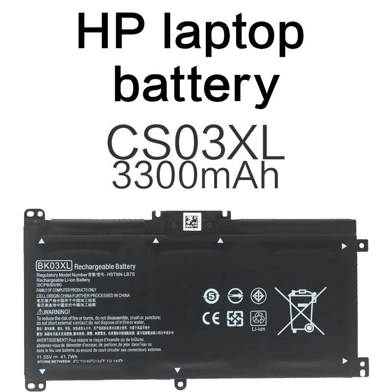 Bk03Xl Is Suitable for Hp Notebook Pavilion X360 14-Ba Tpn-W125 Notebook Battery Bk03Xl Is Suitable for Hp Notebook Pavilion X360 14-Ba Tpn-W125 Notebook Battery