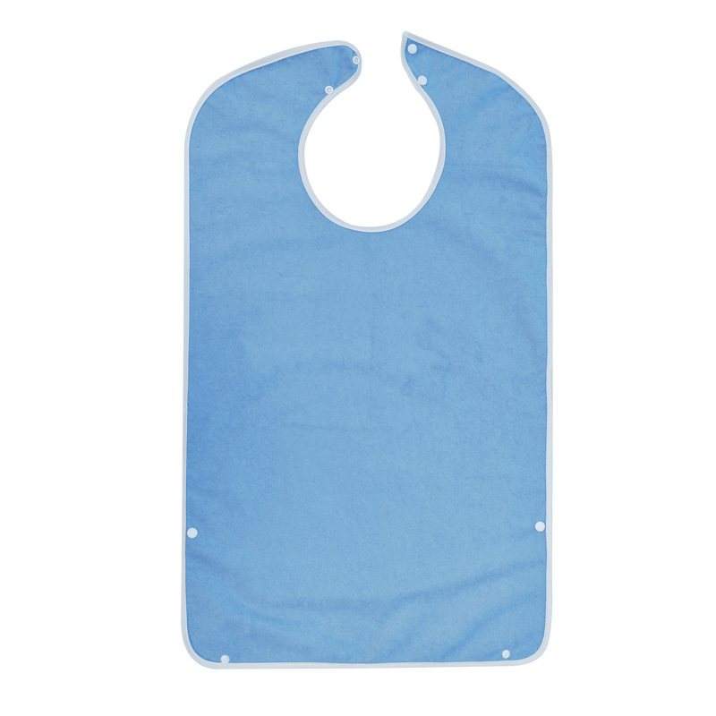 Amazon fábrica transfronteriza suministro de ancianos babero impermeable adulto grande toalla babero ancianos babero