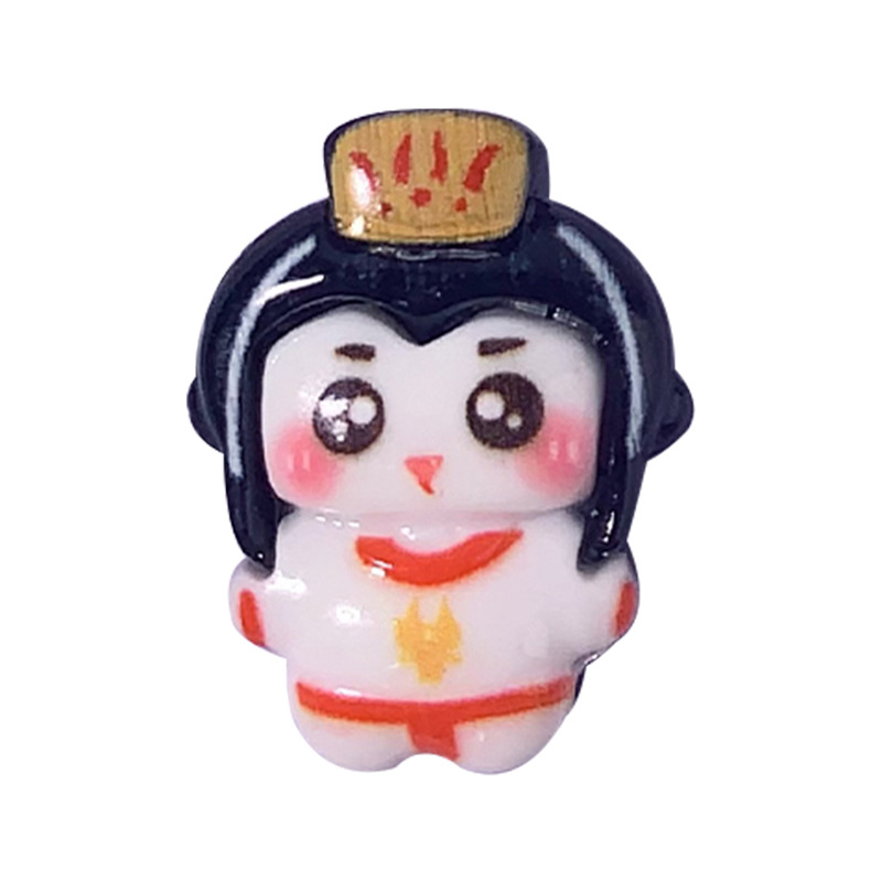 Nuevos dibujos animados viaje al oeste Gokong diy accesorios de resina crema pegamento para el cabello adornamiento para el cabello colgante botón de zapatos material hecho a mano