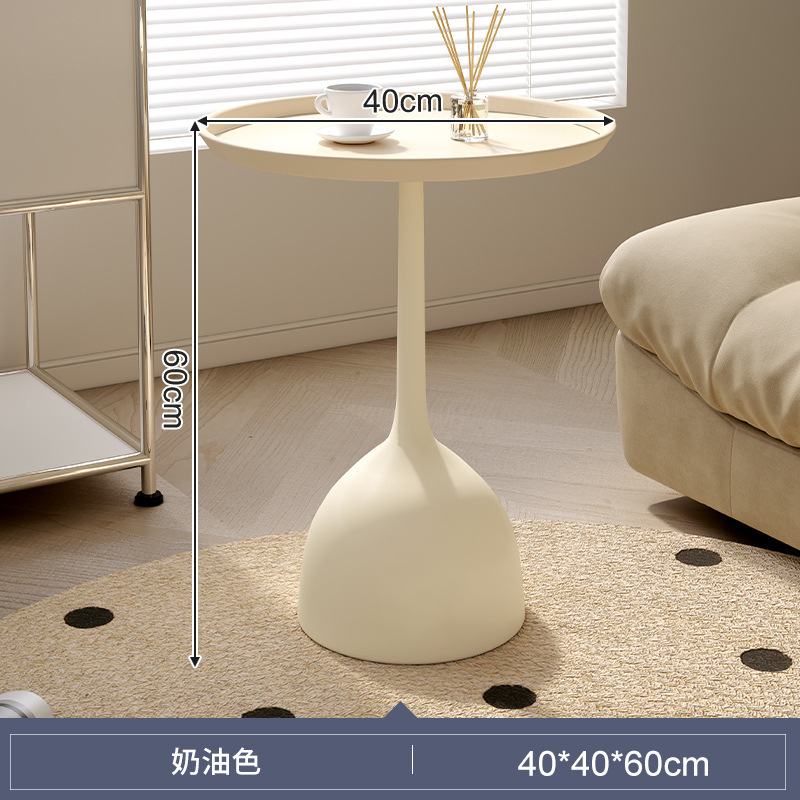 Escritorio de computadora creativo estilo ins, mesa de cama de hierro forjado, dormitorio, hogar, escritorio simple, estante, sala de estar, balcón, mesa de té