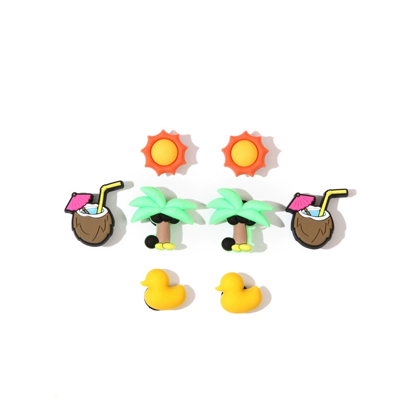Cartoon footwear buckle, shoes, three dimensional removable cute brand accessory for beloved