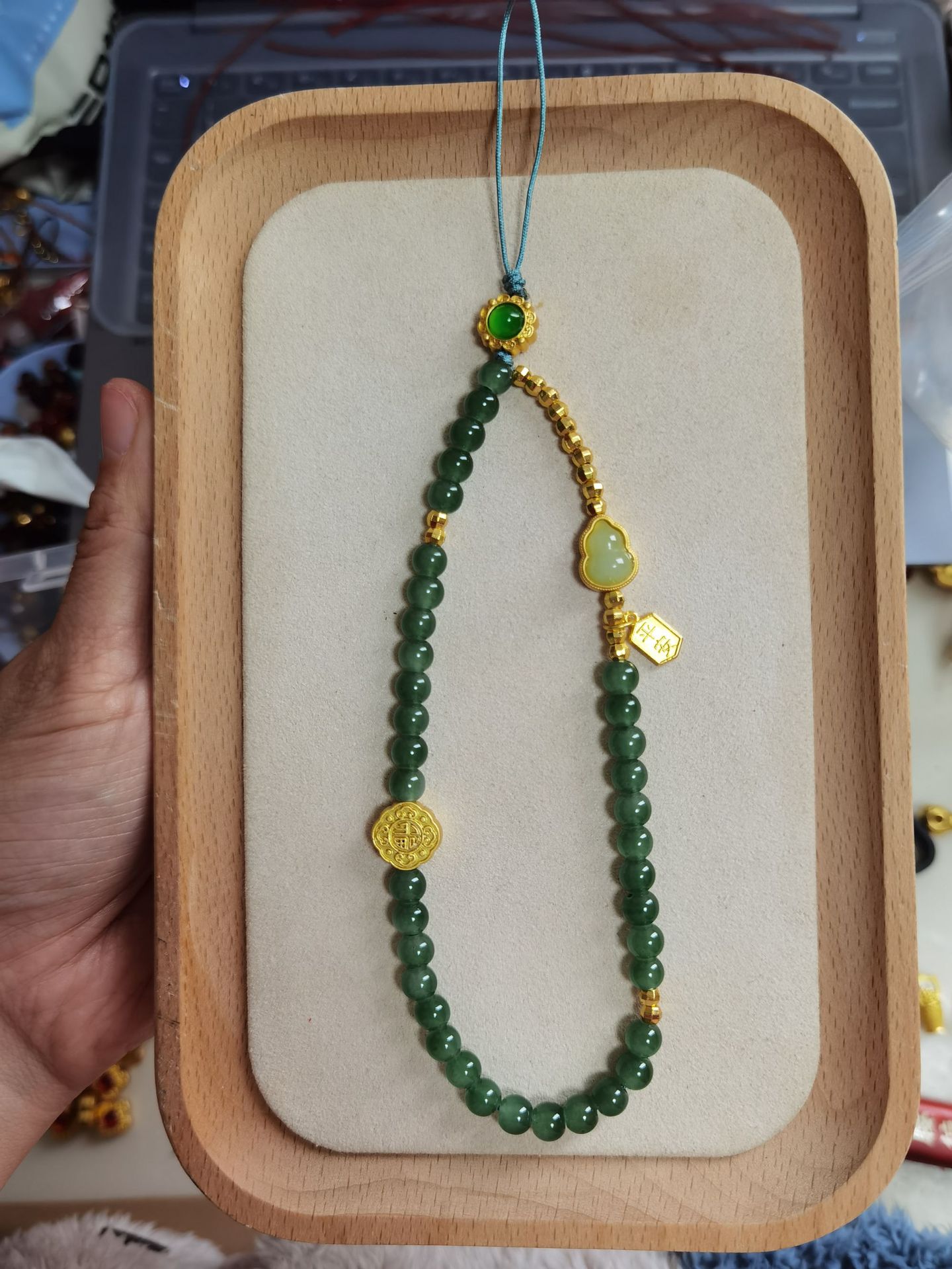 옥색 손목 시계