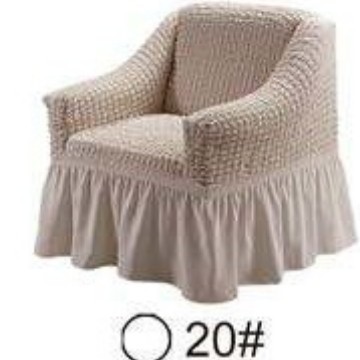 Cubresofá Seersucker universal, de poliéster elástico con falda, decoración para todas las estaciones, venta directa de fábrica.