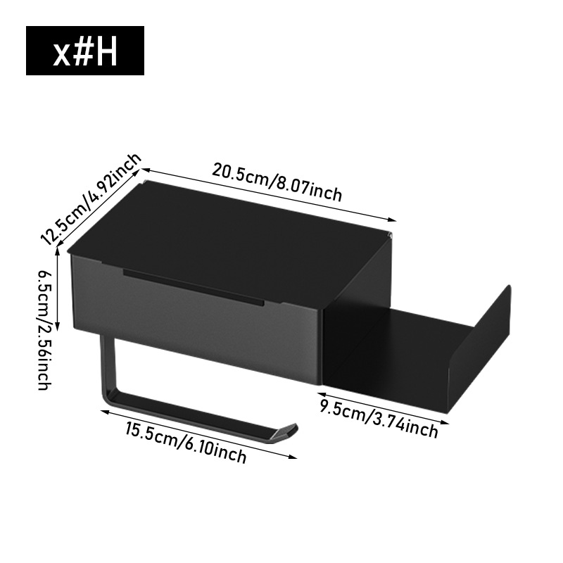 Baño transfronterizo inodoro caja de pañuelos de acero inoxidable titular de pañuelos inodoro montado en la pared papel higiénico titular de papel higiénico para el hogar