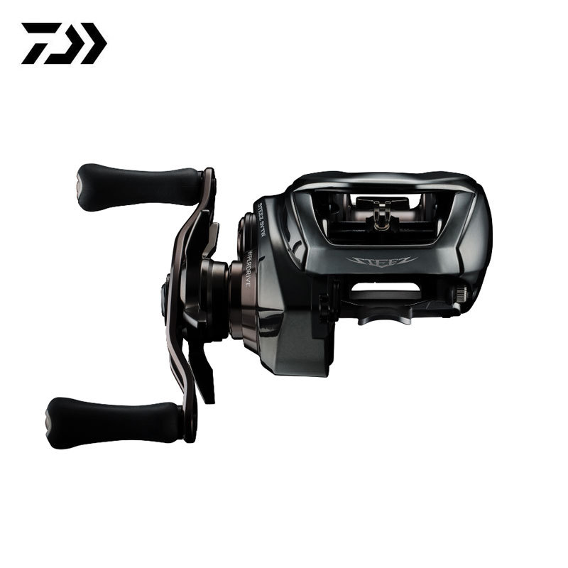 Baitcasting reel (DAIWA) Steez SV TW 24, multiple gear ratios 6.7–8.5:1, right/left hand