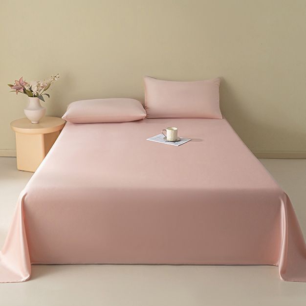 Sábanas de verano de seda de una sola pieza, dormitorio doble individual, seda de hielo, funda de edredón desnuda, funda de almohada de edredón fresco, juego de tres piezas, verano