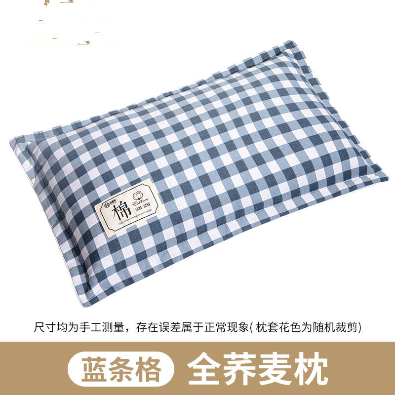 そば枕純そば皮枕芯全そば殻枕成人頚椎助睡眠枕芯シングル枕カバー付き|undefined