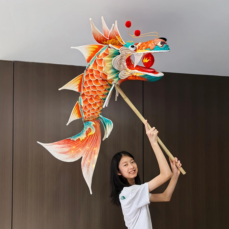 New Year Aoyu Lanterns Snake Year Intangible Cultural Heritage Fish Lanterns Material Kit Spring Festival Children's Lanterns New Year Aoyu Lanterns Snake Year Intangible Cultural Heritage Fish Lanterns Material Kit Spring Festival Children's Lanterns