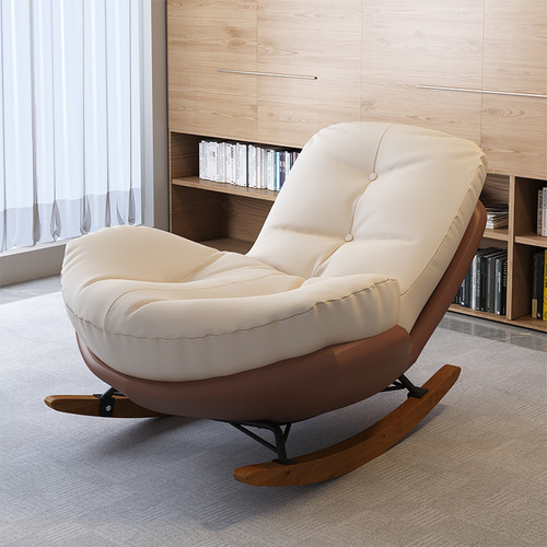 Penguin celebrity rocking chair, can lie down and sleep, home use rocking chair, dorm single person leisure rocking chair, lazy person chair, eggshell chair