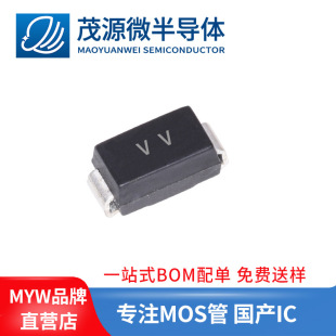 Taiwan SMAJ200CA screen printing VV DO-214AC 200V bidirectional TVS transient diode