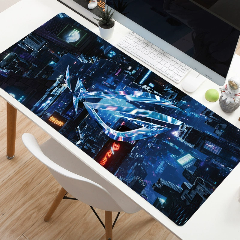 Gaming mouse pad desk mat, large non‑slip surface, increased thickness 2–5 мм, multiple patterns