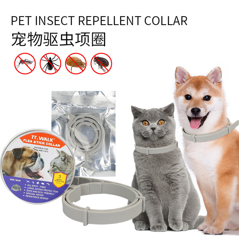 アマゾンのペットの虫よけの首輪猫と犬の虫よけのノミの首輪のシリカゲルのダニの首輪のメーカーの卸売り|undefined