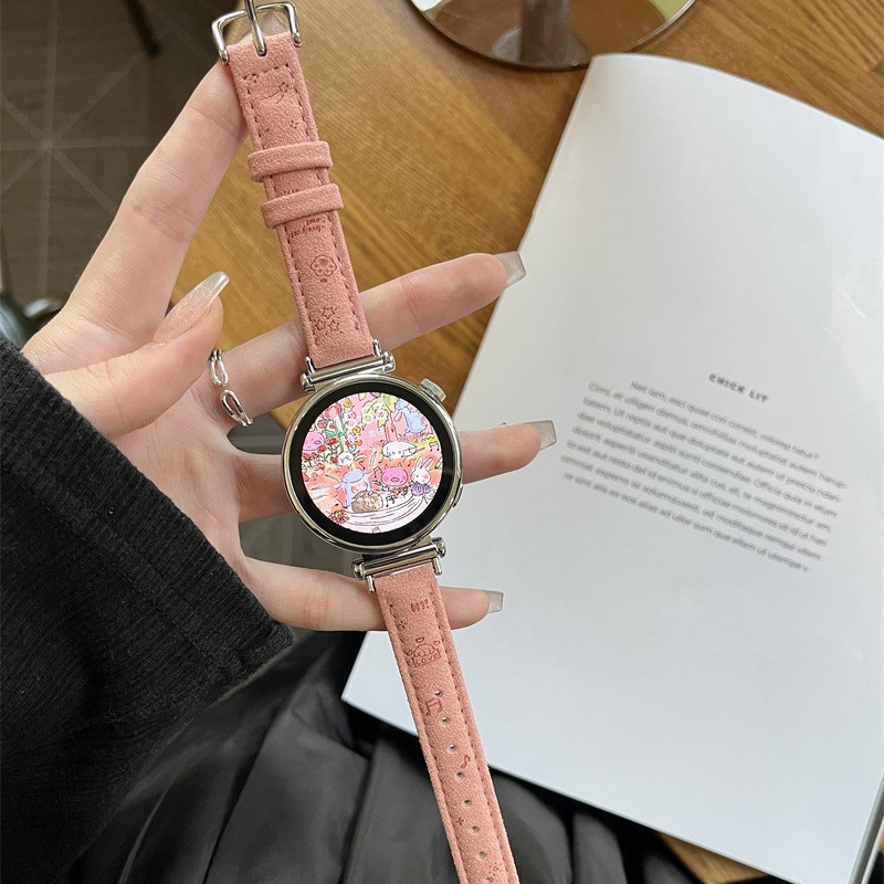 For Huawei Strap Watch watchgt54 New Love Dog Claw Anti-Velvet Gt4 Premium Watch3 Women