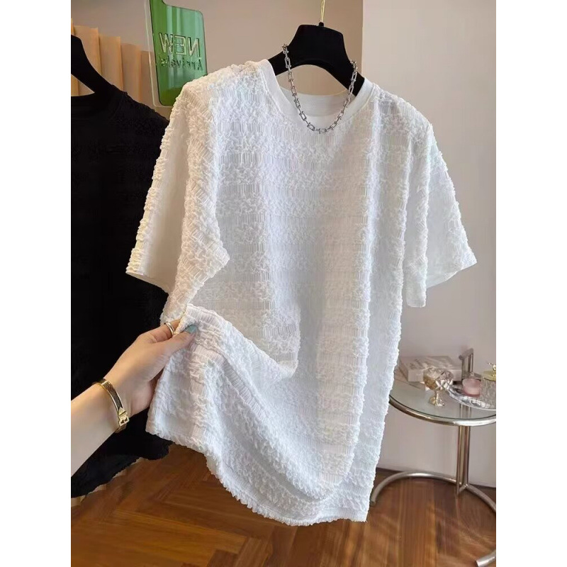 Fashionable summer trend retro short sleeve T-shirt for leisure