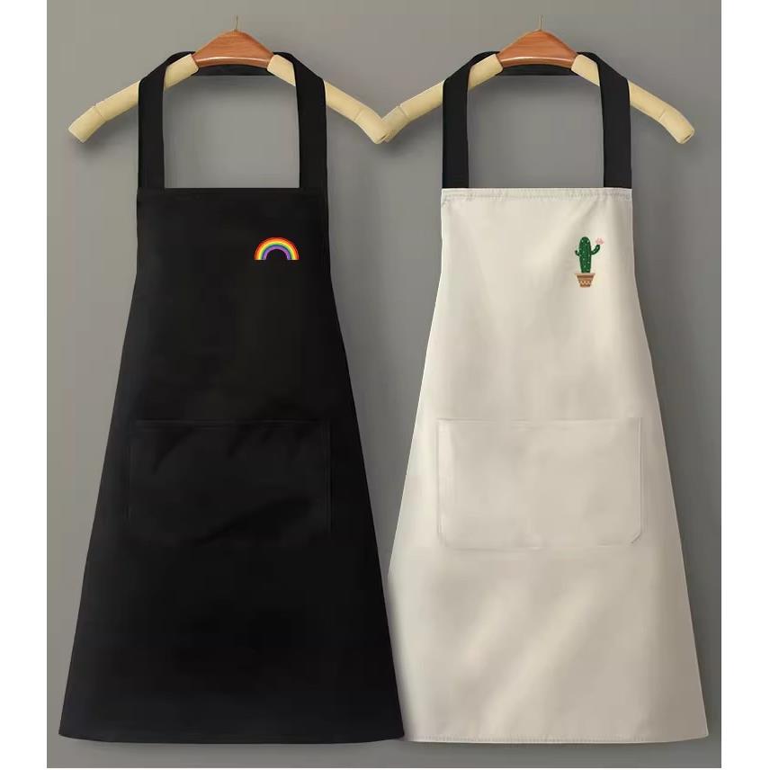 주방 가정용 방수 및 방유 남성과 여성의 새로운 인터넷 연예인 앞치마 일본식 작업 앞치마 작업복 커피 레스토랑