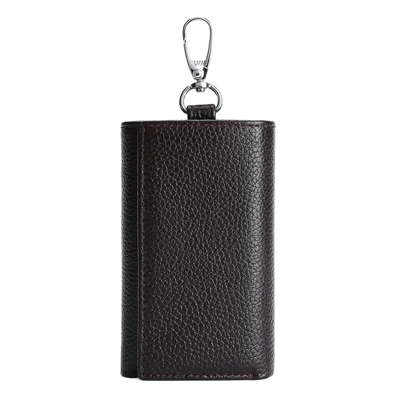 Comercio exterior nuevo bolso de la llave de la puerta de la cremallera cintura colgando Cartera de cuero bolso de la tarjeta femenina multi-funcional moda llavero pareja