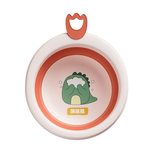 Baby folding washbasin, baby child basin, newborn butt washing household basin, hanging washbasin, enlarged and thickened new style